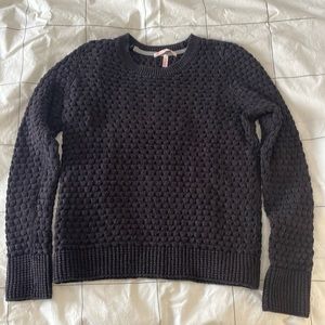 Victoria’s Secret Dark Purple and Charcoal Gray Knit Sweater sz S